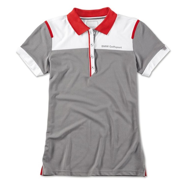 Tricou Polo Dama Oe Bmw Golfsport Gri / Alb / Rosu Marime L 80142460931